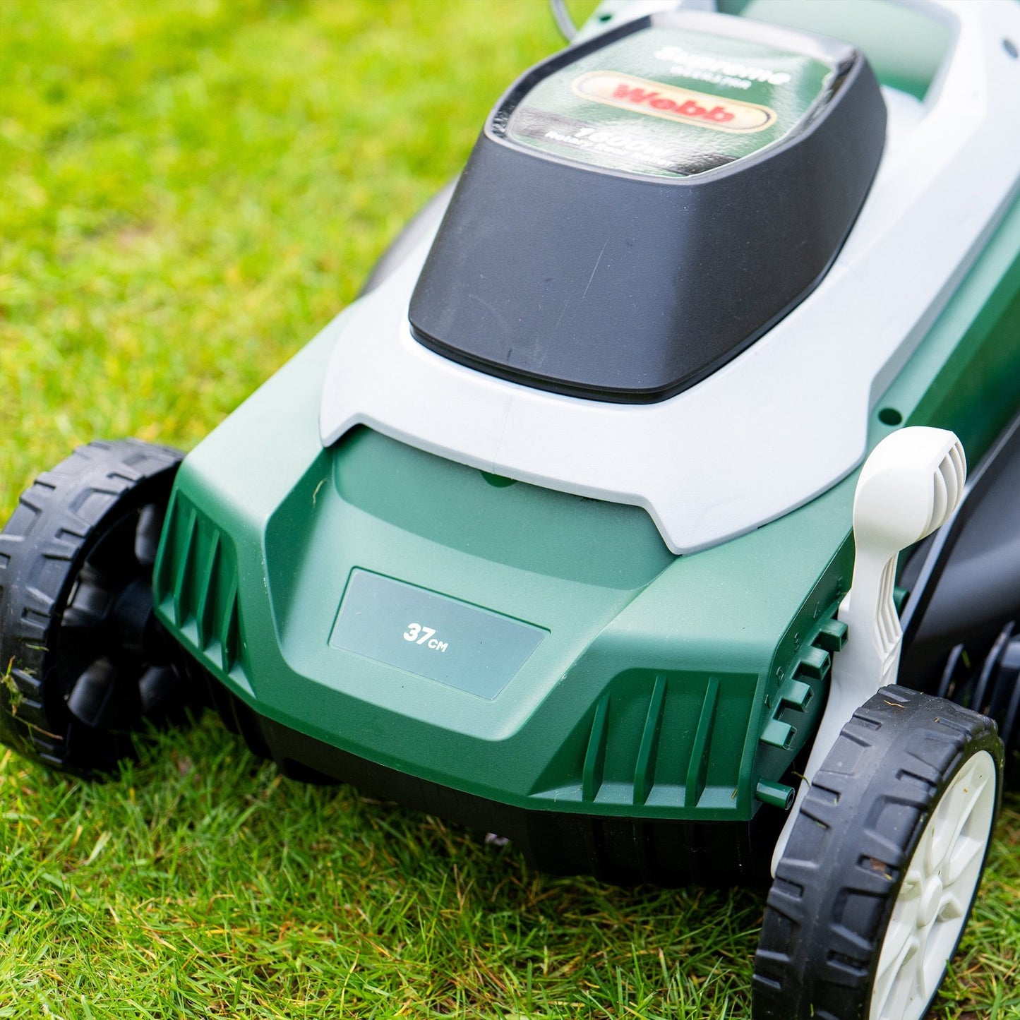 Webb Supreme 37cm (15") Electric Rotary Lawnmower with Rear Roller - plants - express.com