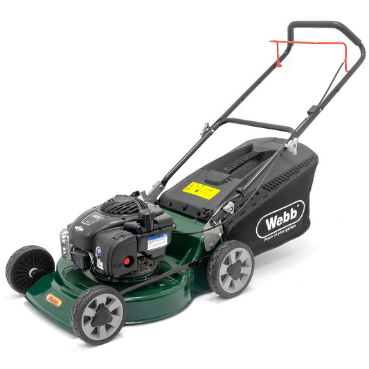 Webb Supreme 46cm (18") Petrol Rotary Lawnmower (Briggs & Stratton Engine) - plants - express.com