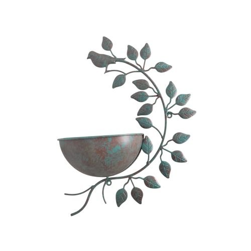 Whimsical 42CM Green Metal Planter: Elevate Your Garden with Charm! - plants - express.com