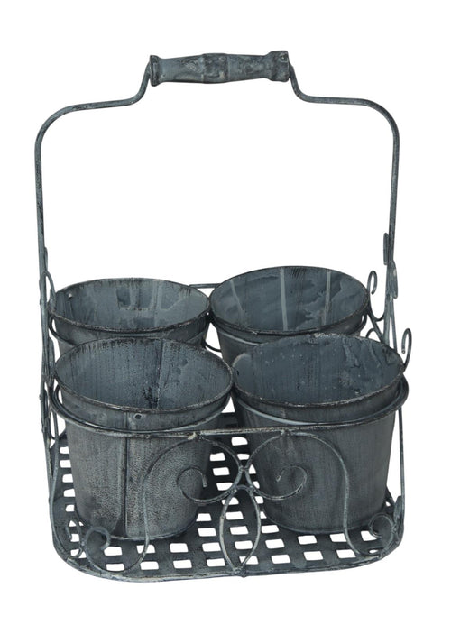 White 4 - Pot Planter - Minimalist Indoor Garden Centerpiece - plants - express.com