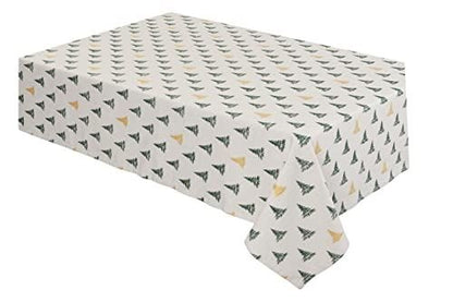Winter Pine Round Tablecloth - 70 Dia, T/C Cloth - plants - express.com