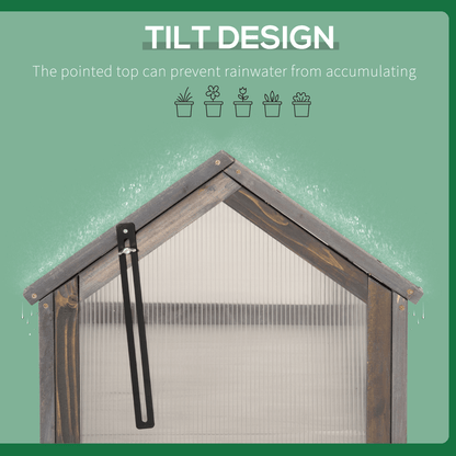 Wooden Cold Frame Greenhouse: Portable Raised Garden Planter - plants - express.com