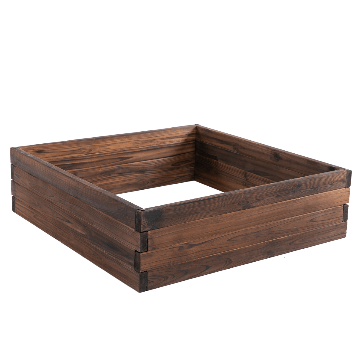 Wooden Raised Garden Bed Planter 80x80x22.5 cm - Durable Outdoor Grow Bed - plants - express.com